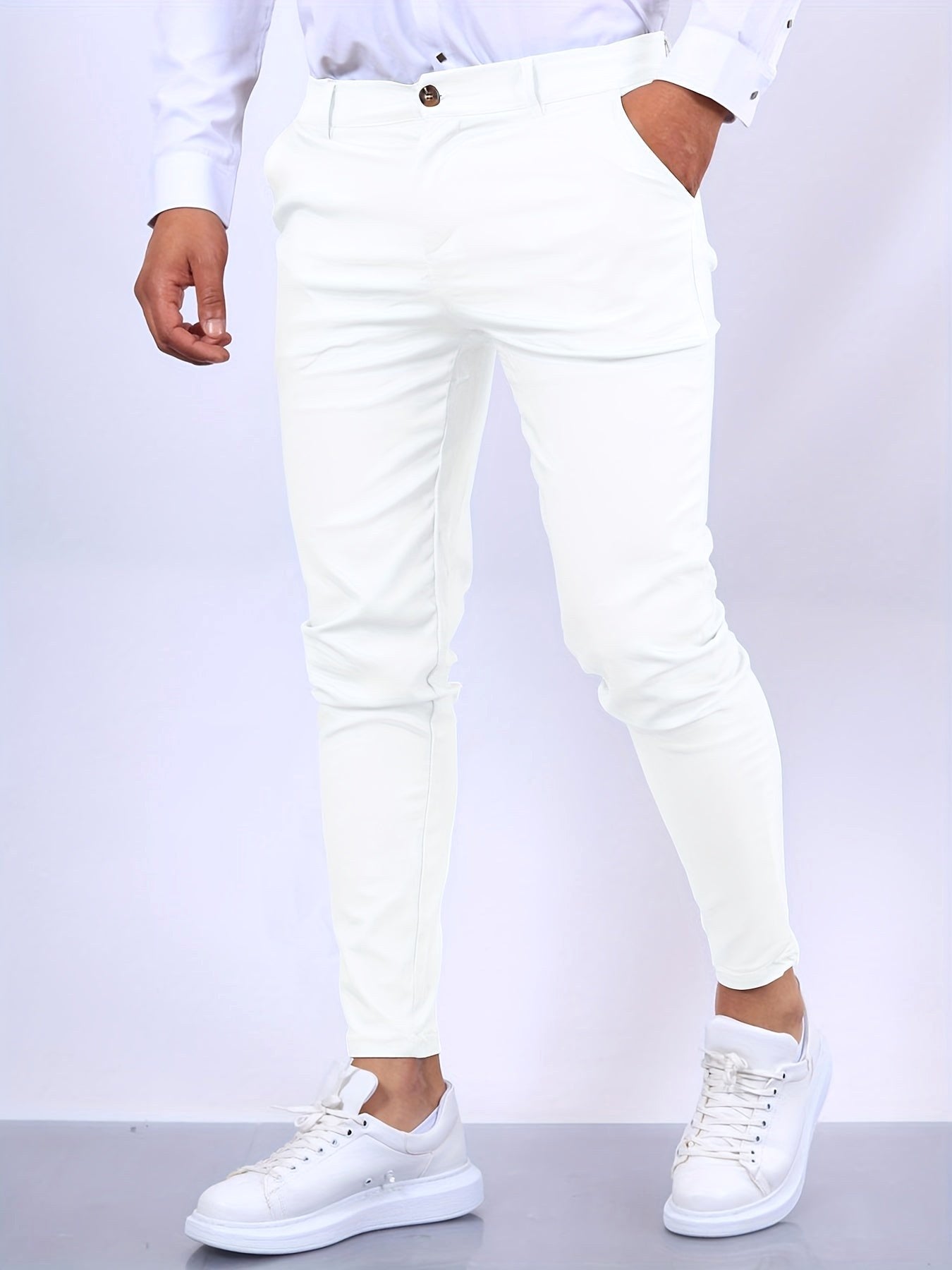 Desmond | Herren Skinny-Fit Stretch-Chino, moderne, schmal zulaufende Hose | Nomadnts | Nomadnts