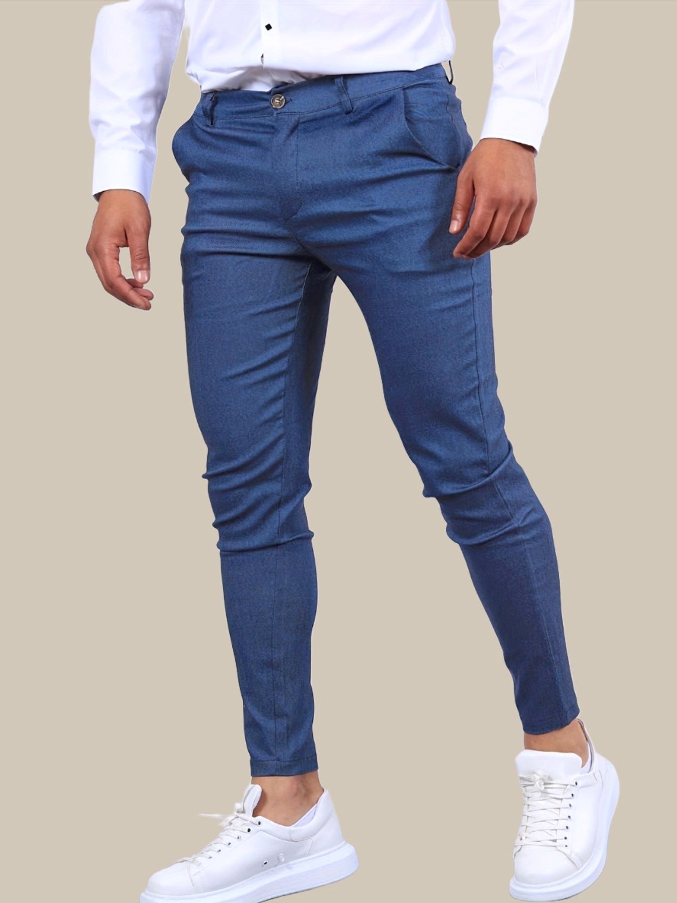 Desmond | Herren Skinny-Fit Stretch-Chino, moderne, schmal zulaufende Hose | Nomadnts | Nomadnts