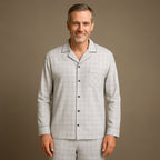 Dieter | Herren Gestreifter Pyjama mit langen Ärmeln, Zweiteiliges Schlafanzug-Set | Nomad NTS | Ostbucht