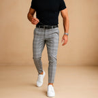 Dominic | Herren Karohose, modern geschnittene Anzughose | Nomadnts | Nomadnts