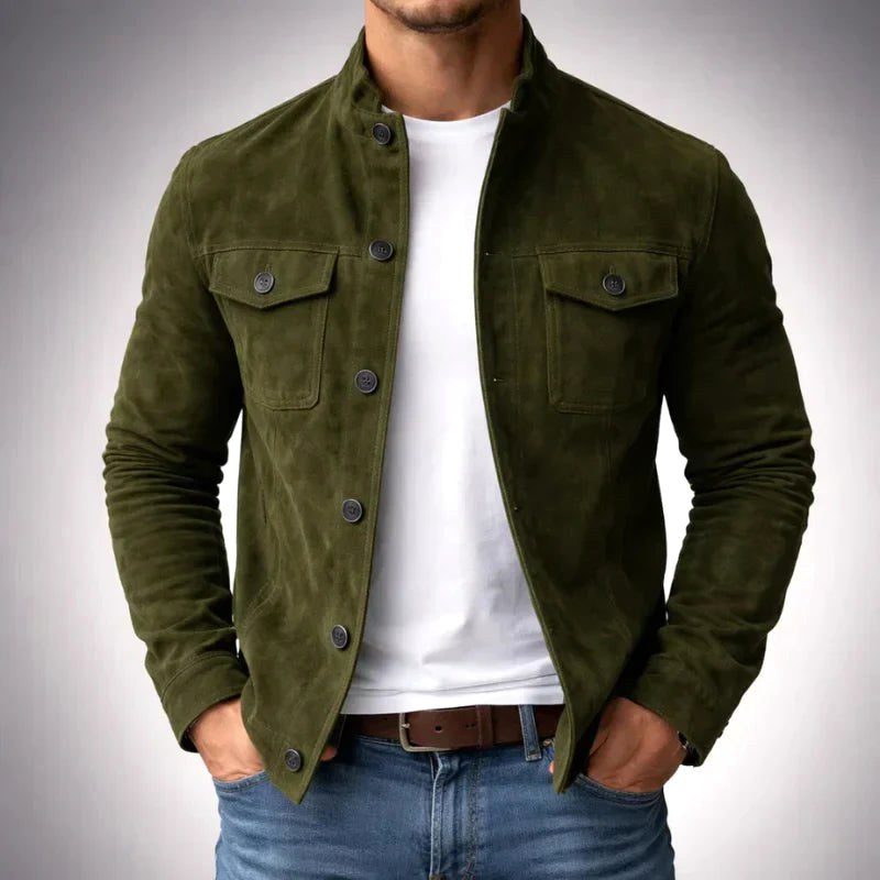 Dominik | Herren-Blazer mit strukturiertem Schnitt, elegante Herrenjacke | Nomad NTS | Green
