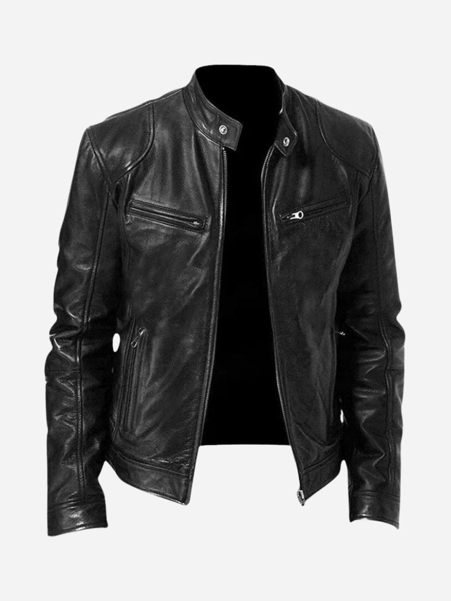 Douglas | Herren Premium-Lederjacke, klassisch tailliert geschnittene Jacke | Nomadnts | Nomadnts