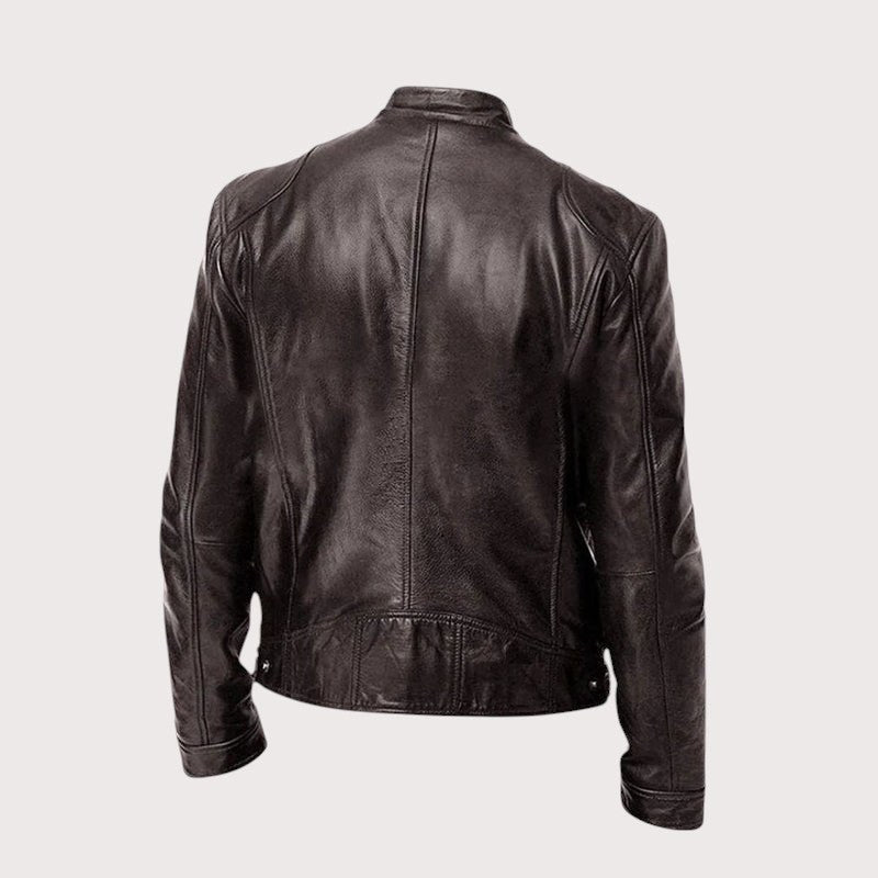 Douglas | Herren Premium-Lederjacke, klassisch tailliert geschnittene Jacke | Nomadnts | Nomadnts
