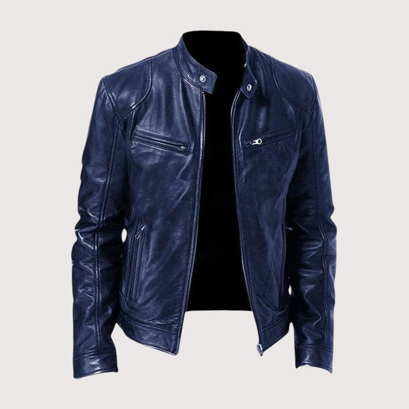 Douglas | Herren Premium-Lederjacke, klassisch tailliert geschnittene Jacke | Nomadnts | Nomadnts
