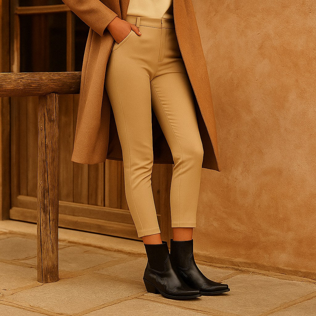 Edith | Damen Leder-Cowboystiefel, Stiefeletten im Western-Stil | Nomadnts | Nomadnts