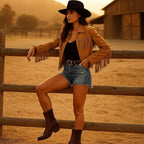 Edith | Damen Leder-Cowboystiefel, Stiefeletten im Western-Stil | Nomadnts | Nomadnts