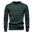 Edmund | Herren-Pullover mit Karomuster, Klassischer Strickpullover | Nomad NTS | Beige