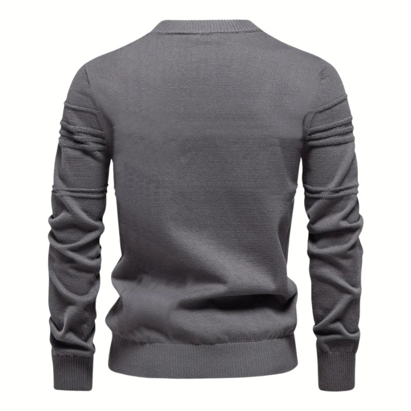 Edmund | Herren-Pullover mit Karomuster, Klassischer Strickpullover | Nomad NTS