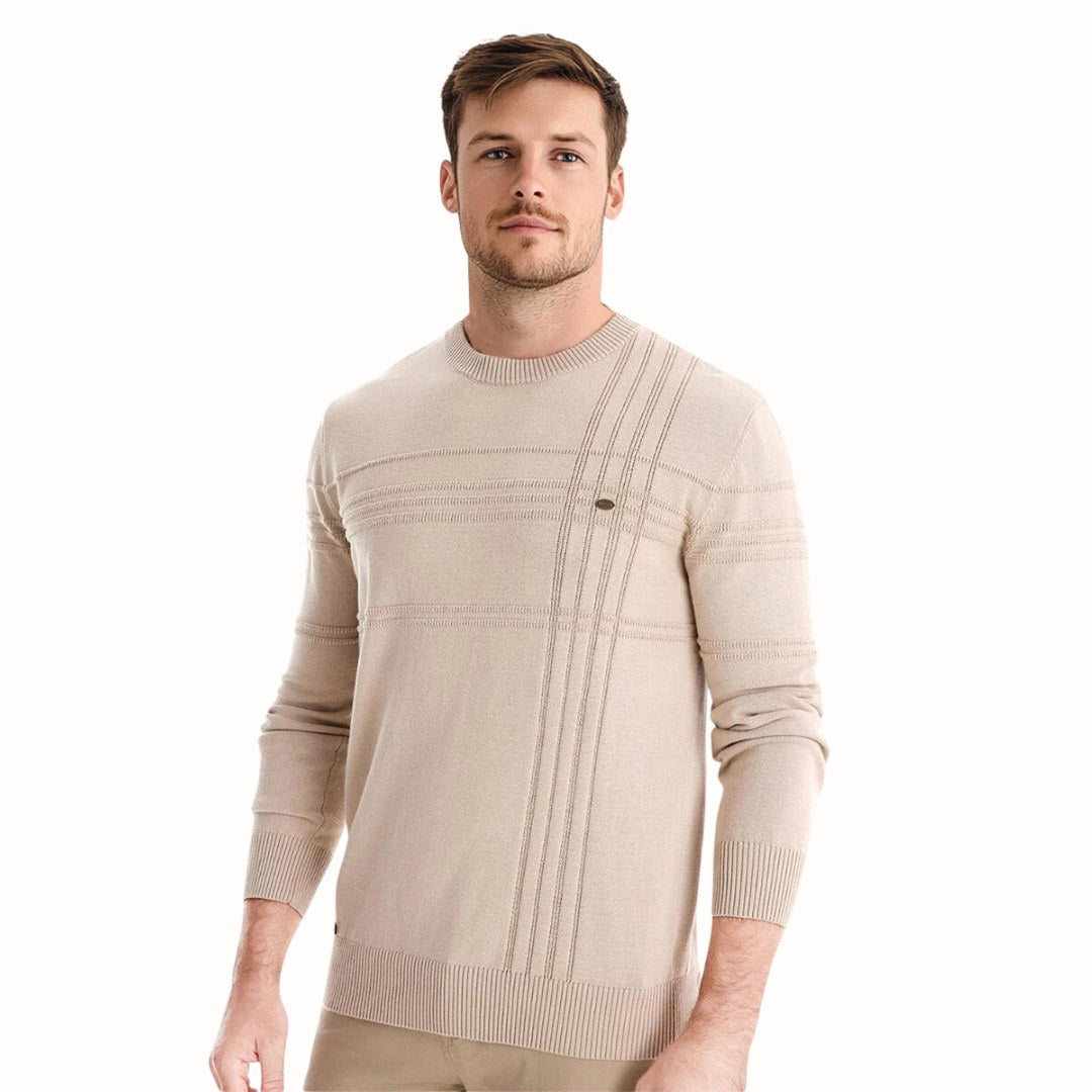 Edmund | Herren-Pullover mit Karomuster, Klassischer Strickpullover | Nomad NTS