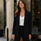 Eliza | Damen eng geschnittener Blazer, tailliert strukturierte Jacke | Nomadnts | Nomadnts