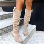 Eliza | Damen Stiefeletten in Wildleder-Optik, hochwertige Herbststiefel | Nomadnts | Nomadnts