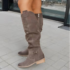 Eliza | Damen Stiefeletten in Wildleder-Optik, hochwertige Herbststiefel | Nomadnts | Nomadnts