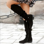 Eliza | Damen Stiefeletten in Wildleder-Optik, hochwertige Herbststiefel | Nomadnts | Nomadnts