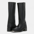 Eloane | Damen gepolsterte Slip-On-Cowboystiefel, Stiefeletten im Western-Stil | Nomadnts | Light Brown