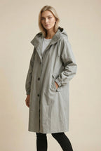 Elodie | Damen locker tailliert geschnittener Trenchcoat, beiger Herbstmantel | Nomadnts | Nomadnts