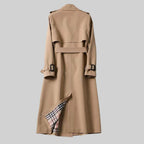 Eloise | Damen zweireihiger Trenchcoat mit Gürtel, langer Wintermantel | Nomadnts | Nomadnts