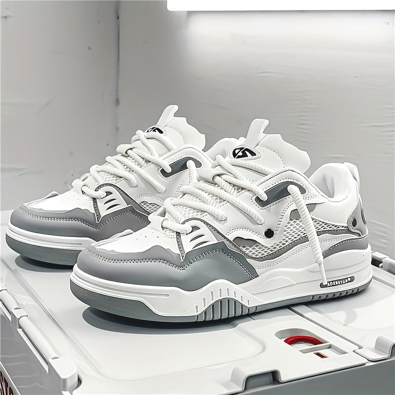 Emil | Herren-Sportschuhe mit geometrischem Muster, Schnürschuhe mit Profilsohle | Nomad NTS
