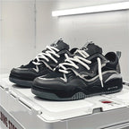 Emil | Herren-Sportschuhe mit geometrischem Muster, Schnürschuhe mit Profilsohle | Nomad NTS | Grau