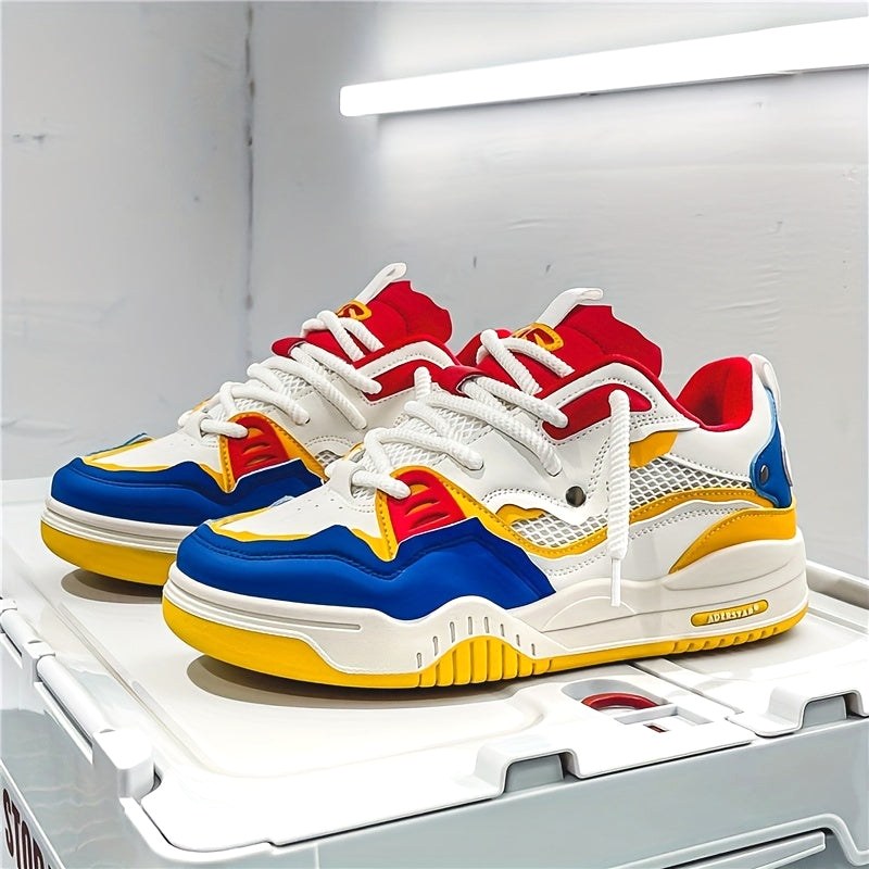Emil | Herren-Sportschuhe mit geometrischem Muster, Schnürschuhe mit Profilsohle | Nomad NTS