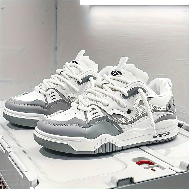 Emil | Herren-Sportschuhe mit geometrischem Muster, Schnürschuhe mit Profilsohle | Nomad NTS