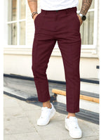 Erik | Herrenhose mit schmal zulaufendem Bein, Knöchellange Hose | Nomad NTS | Grau