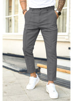 Erik | Herrenhose mit schmal zulaufendem Bein, Knöchellange Hose | Nomad NTS | Grün