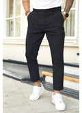 Erik | Herrenhose mit schmal zulaufendem Bein, Knöchellange Hose | Nomad NTS | Hellgrau