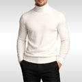 Erwin | Herren-Rollkragenpullover aus Feinstrick, Klassischer Herbst-Pullover | Nomad NTS | Red