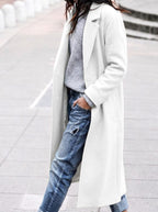 Esther | Damen Oversized Trenchcoat mit breitem Revers, langer entspannter Mantel | Nomadnts | Nomadnts