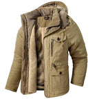 Ethan | Wärmende Herrenjacke mit Kälteschutz, winddichte Herbstjacke | Nomadnts | Blau