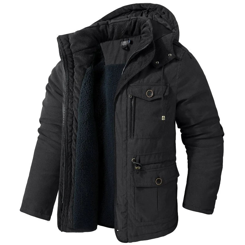 Ethan | Gefütterte Herrenjacke mit Kälteschutz, winddichte Herbstjacke | Nomadnts