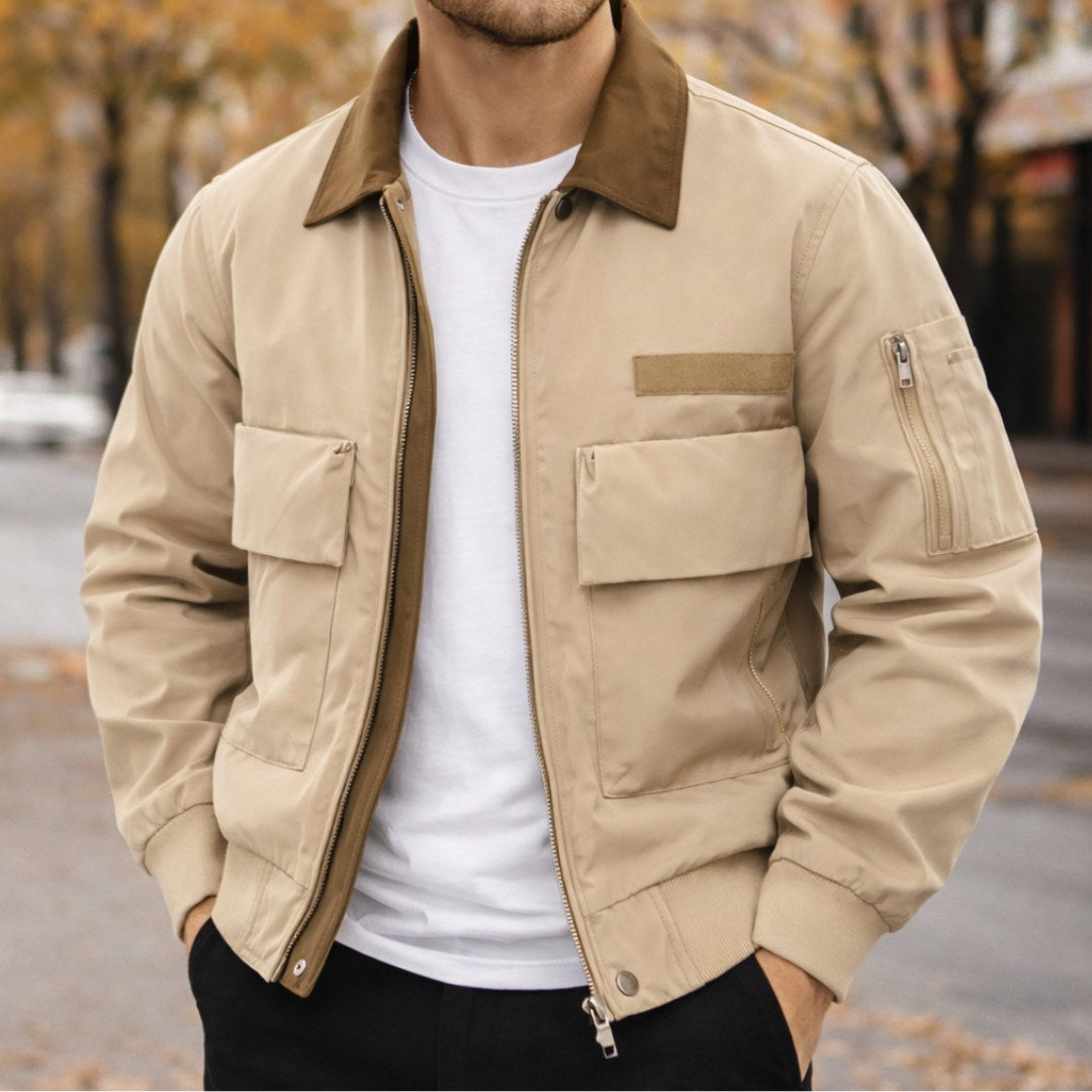 Evan | City-Bomberjacke für Herren, Jacke in legerer Passform | Nomadnts | Lila