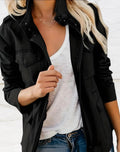 Evie | Damen strukturierte Utility-Jacke, Smart-Casual-Jacke | Nomadnts | Nomadnts