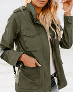 Evie | Damen strukturierte Utility-Jacke, Smart-Casual-Jacke | Nomadnts | Nomadnts