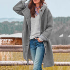 Fabienne | Damen strukturierter Wollmix-Mantel, warmer Wintermantel | Nomadnts | Nomadnts