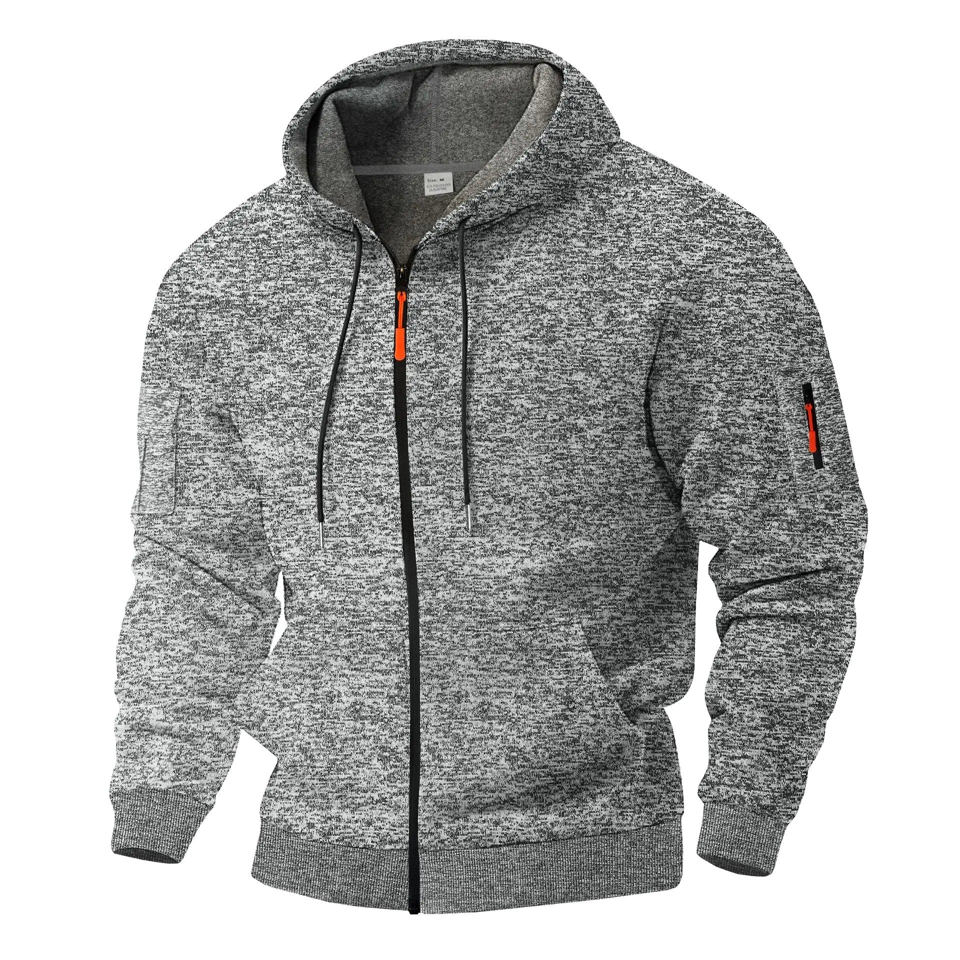 Falk | Damen Fleece-Jacke mit strukturiertem Design, Wärmende Herbst-Jacke | Nomad NTS | Grijs