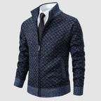 Frank | Herrenstrickjacke mit Reißverschluss, leichte Cardigan-Jacke | Nomad NTS | Black