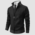 Frank | Herrenstrickjacke mit Reißverschluss, leichte Cardigan-Jacke | Nomad NTS | Grey