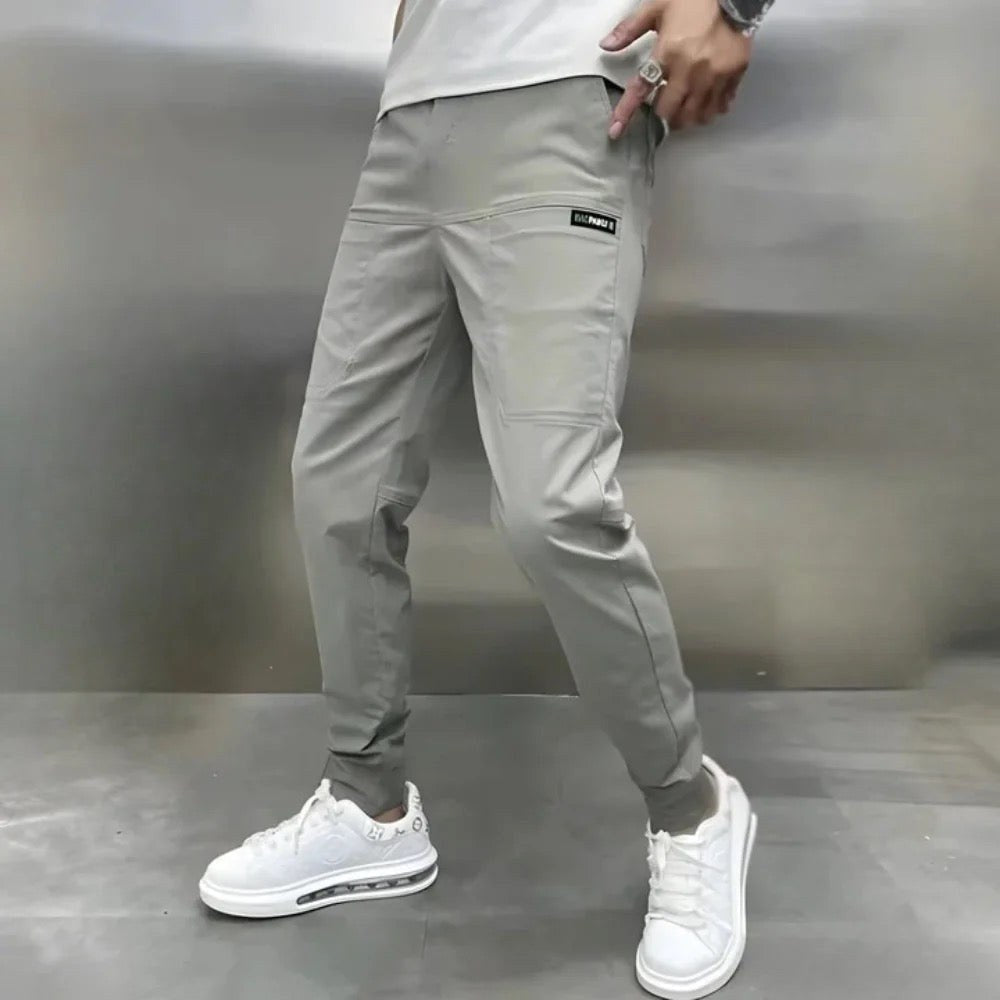 Frank | Herren Cargohose mit elastischem Bund, flexible Stretch-Hose | Nomadnts | Nomadnts