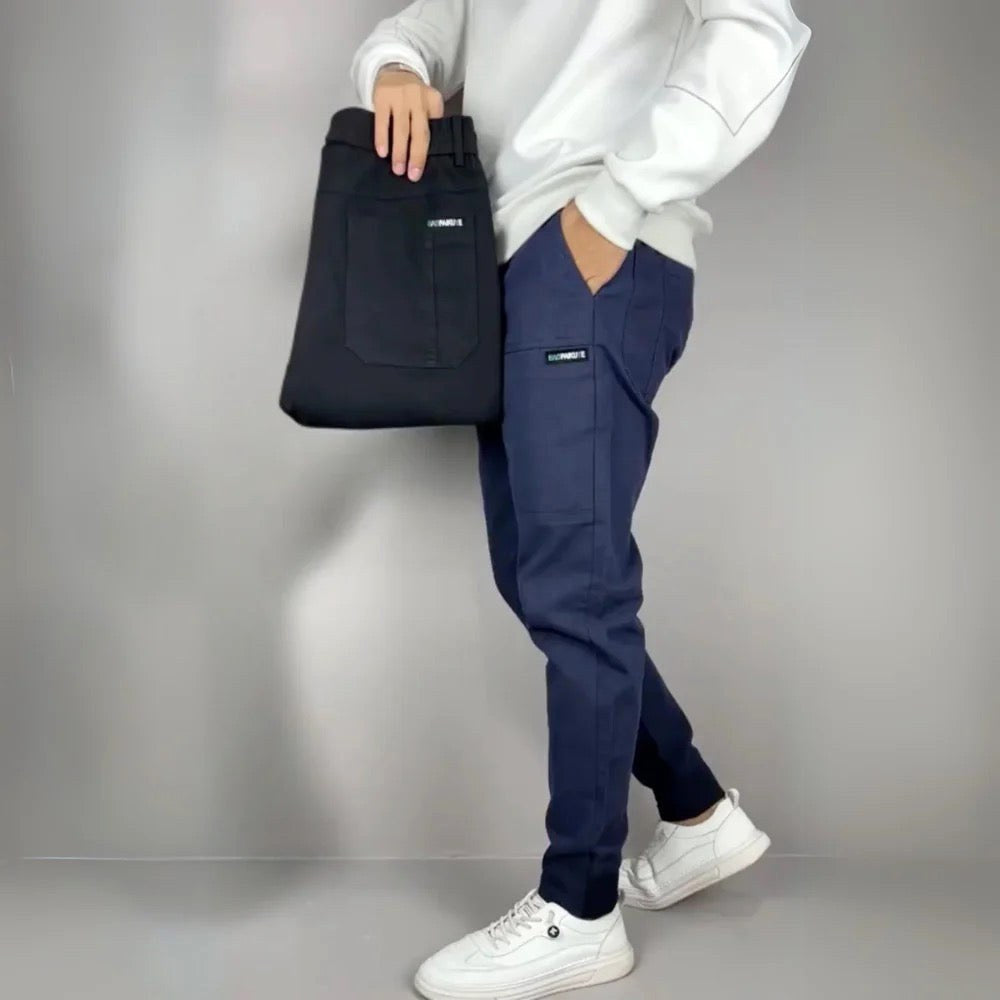 Frank | Herren Cargohose mit elastischem Bund, flexible Stretch-Hose | Nomadnts | Nomadnts
