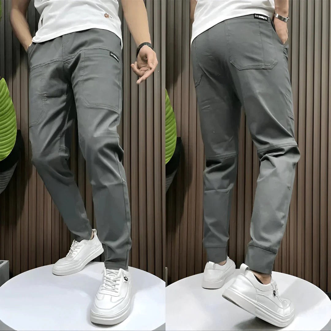Frank | Herren Cargohose mit elastischem Bund, flexible Stretch-Hose | Nomadnts | Nomadnts