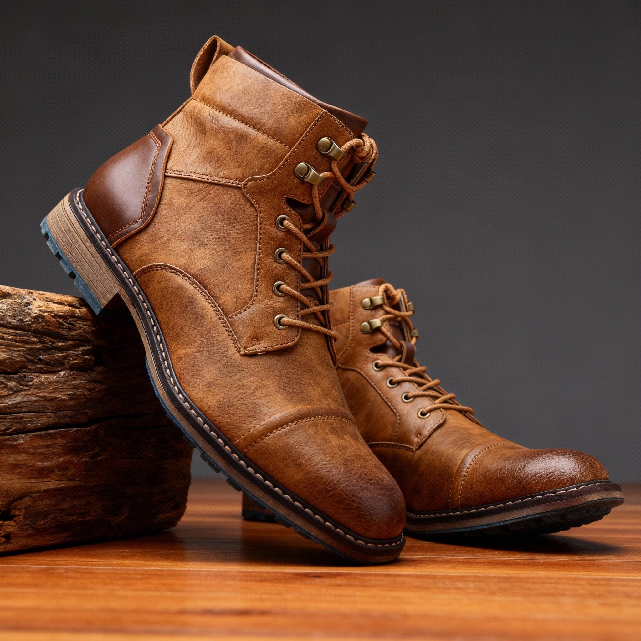 Franz | Herren Schnürboots mit verstärkter Zehenkappe, Robuste Stiefeletten | Nomad NTS