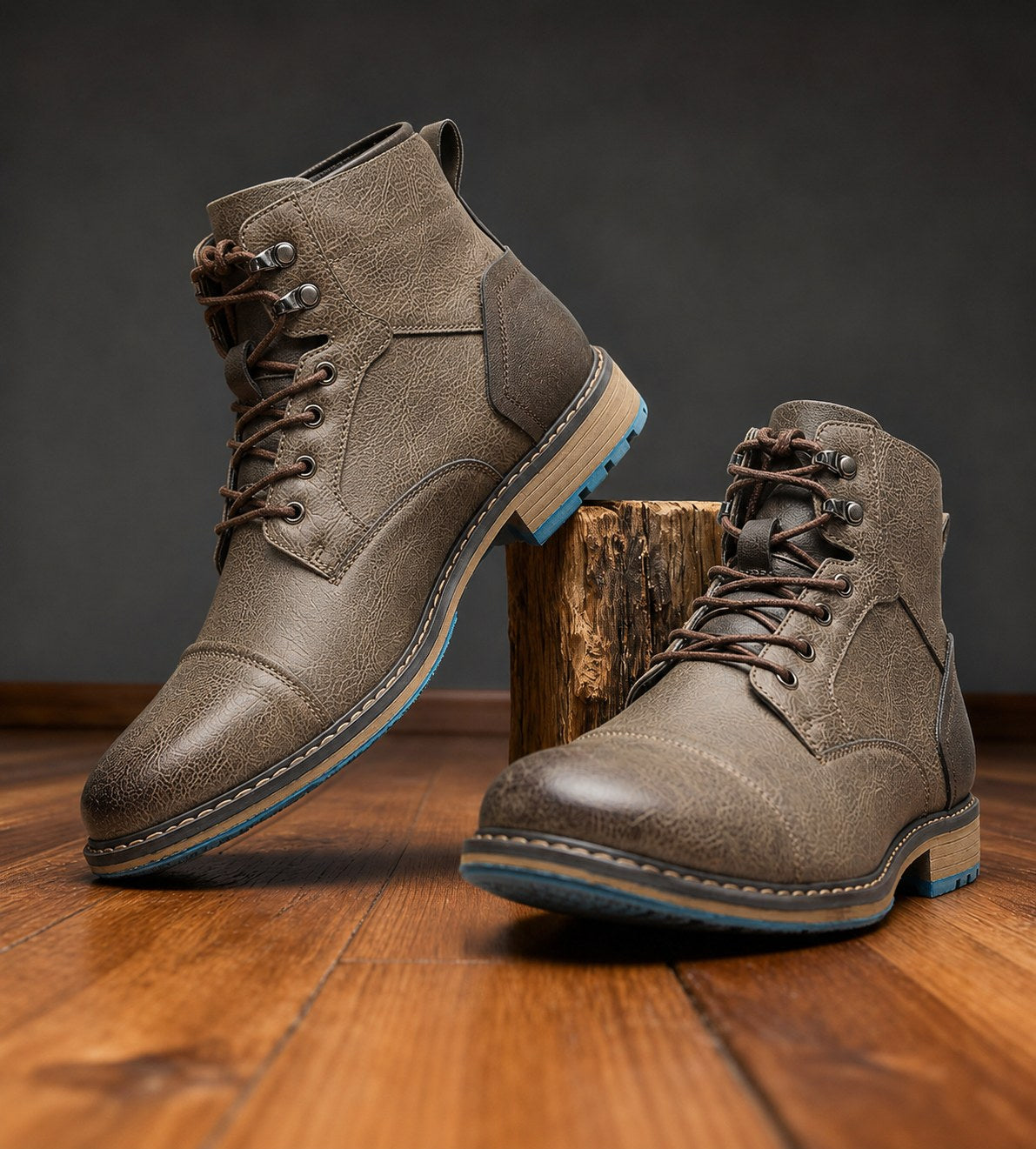 Franz | Herren Schnürboots mit verstärkter Zehenkappe, Robuste Stiefeletten | Nomad NTS
