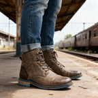 Franz | Herren Schnürboots mit verstärkter Zehenkappe, Robuste Stiefeletten | Nomad NTS