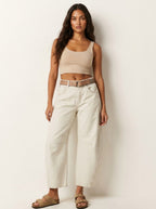 Freya | Damen locker geschnittene Barrel-Jeans, Denim-Jeans mit hoher Taille | Nomadnts | Nomadnts