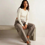 Freya | Damen locker geschnittene Barrel-Jeans, Denim-Jeans mit hoher Taille | Nomadnts | Nomadnts