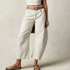 Freya | Damen locker geschnittene Barrel-Jeans, Denim-Jeans mit hoher Taille | Nomadnts | Nomadnts
