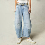 Freya | Damen locker geschnittene Barrel-Jeans, Denim-Jeans mit hoher Taille | Nomadnts | Nomadnts