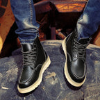 Fritz | Herrenstiefel aus Leder mit Naturfarbton, Robuste Herbststiefel | Nomad NTS