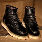 Fritz | Herrenstiefel aus Leder mit Naturfarbton, Robuste Herbststiefel | Nomad NTS